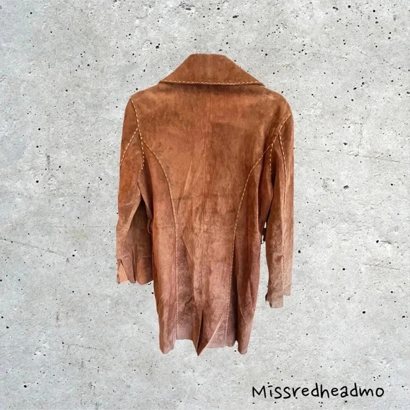 VINTAGE Wilson’s Suede Snap Closure Jacket - Small - Picture 4 of 5